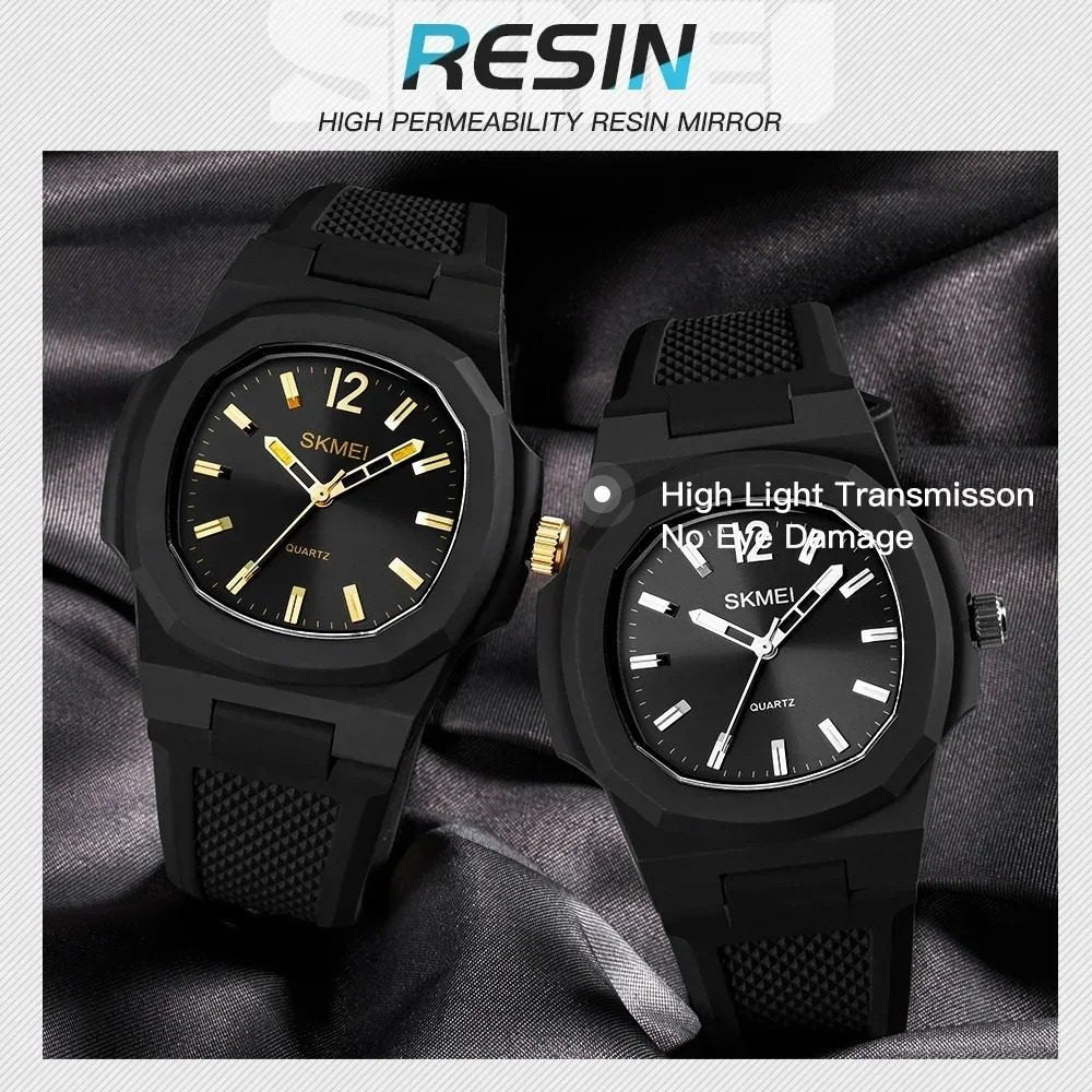 Skmei – 1717 – Quartz Sports Waterproof – Golden
