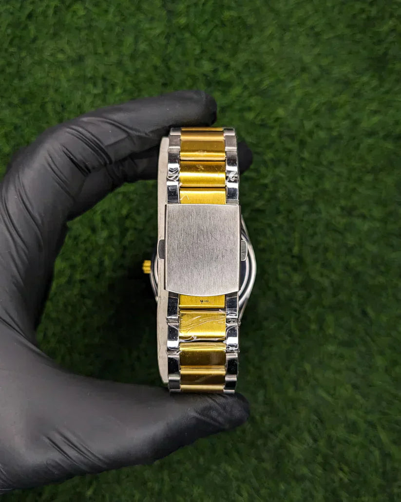 Golden Dial - Golden Stainless Steel Watch