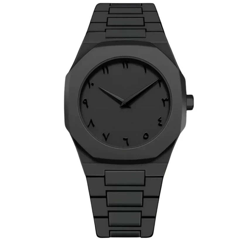 Black Arabic Aura Watch