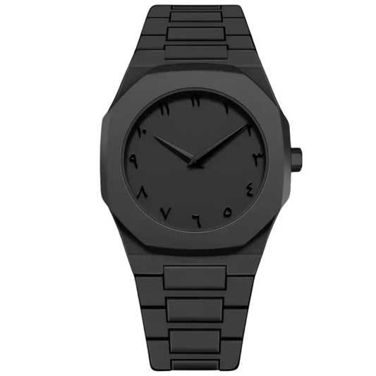 Black Arabic Aura Watch